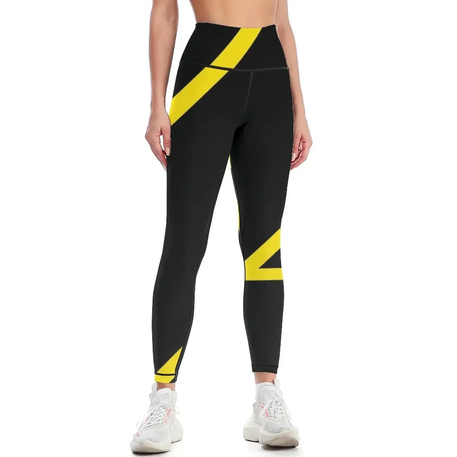 

Black and Yellow Leggings high waist Legging sexy woman push up legging Women sports Womens Leggings