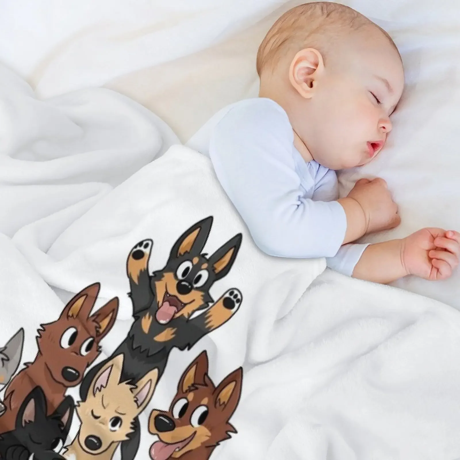 Kelpie Pile Throw Blanket Comforter warm winter warm for winter Kid'S Blankets