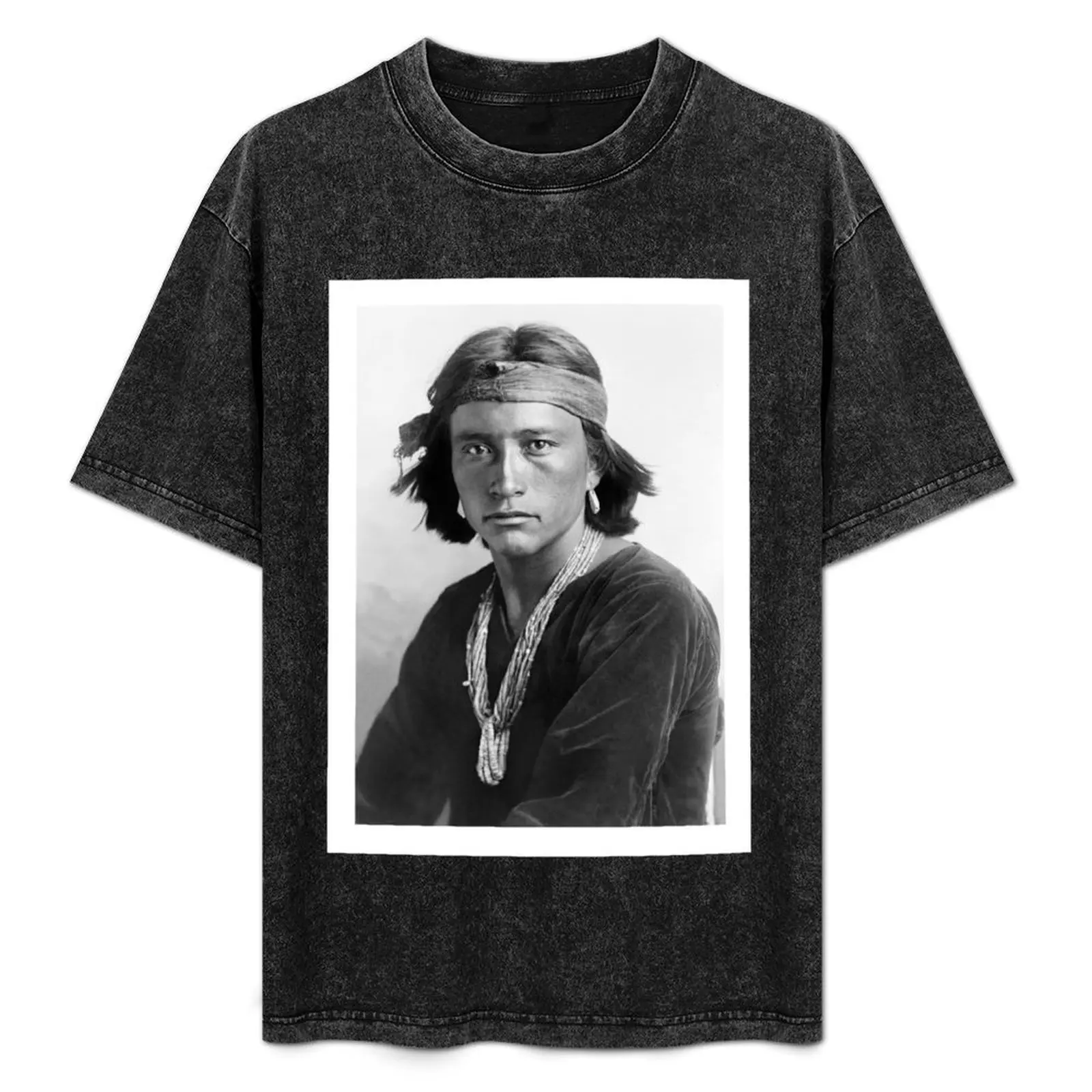 

Navajo Boy by Karl Moon T-Shirt Work Duty Casual T-Shirt