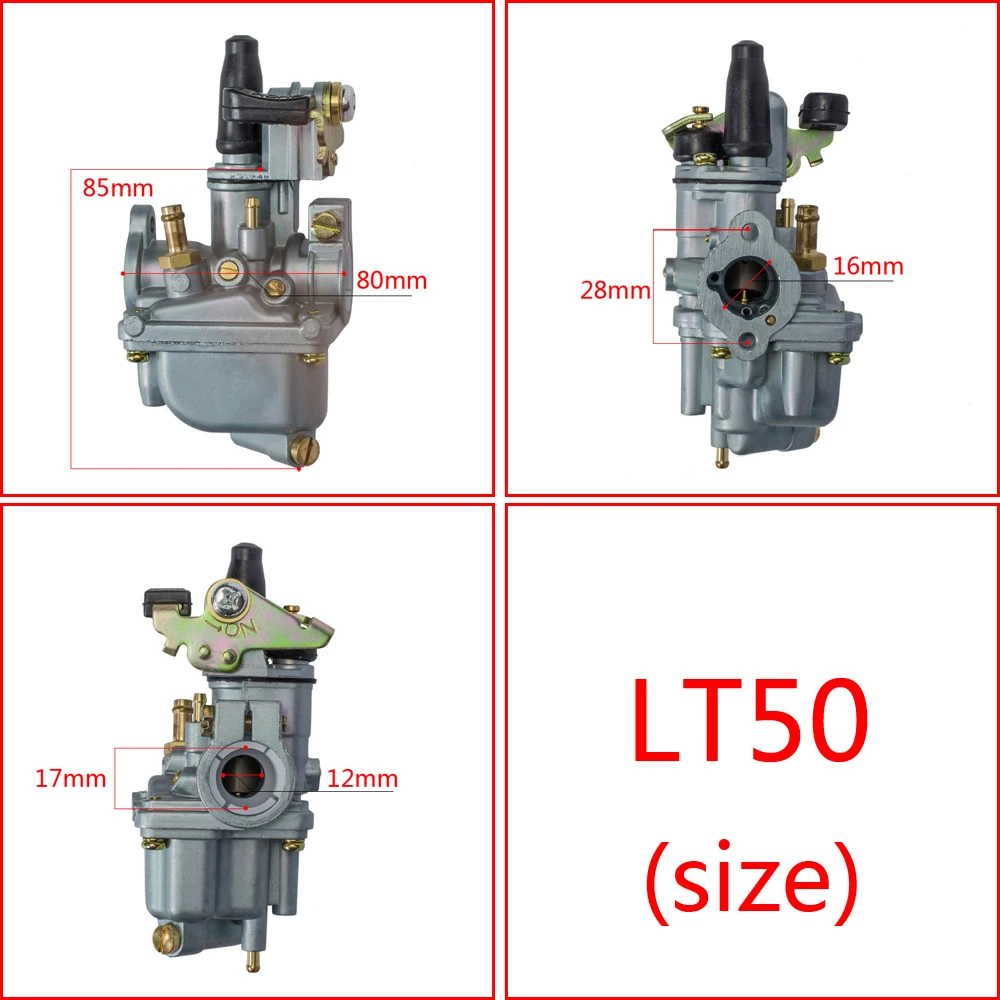 LT50 Moto Carburetor For Suzuki ALT50 LT 50 JR50 LTA50 LT-A50 Quadrunner Carb Carburador ALT 50 Carburatore Carburateur JR 50