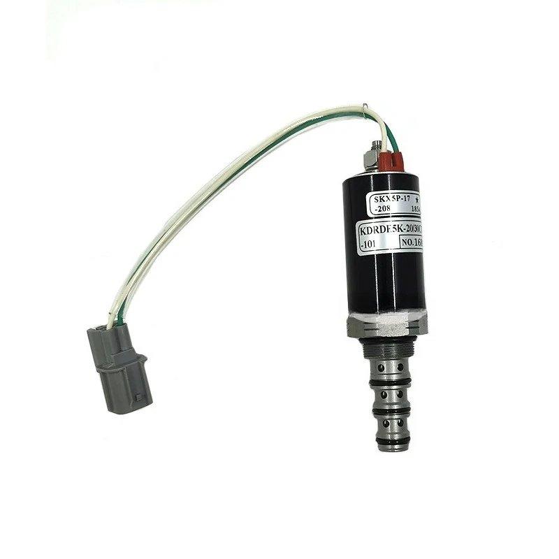 Applicable To SK200-2 Hydraulic Pump Proportional Solenoid Valve YB35V00004F1 30C12A-111 Mechanical Parts