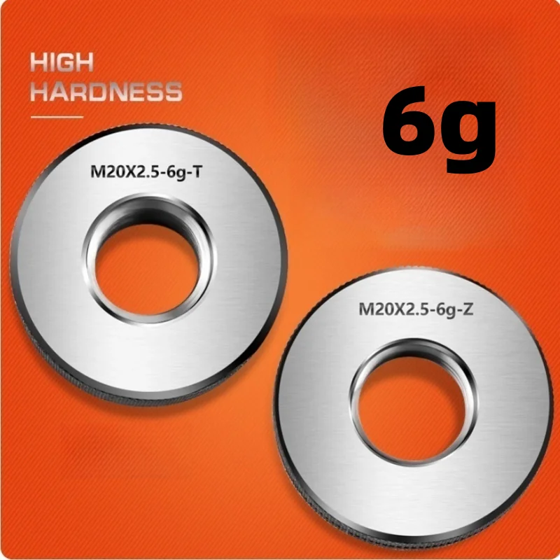 1SET(1*GO+1*NOGO)6g Accuracy Non-Standard Metric Fine Tooth Thread Ring Gauge 0.8M0.9 M1M2M3M4M5M6M7M8 Right Hand Measure Tools