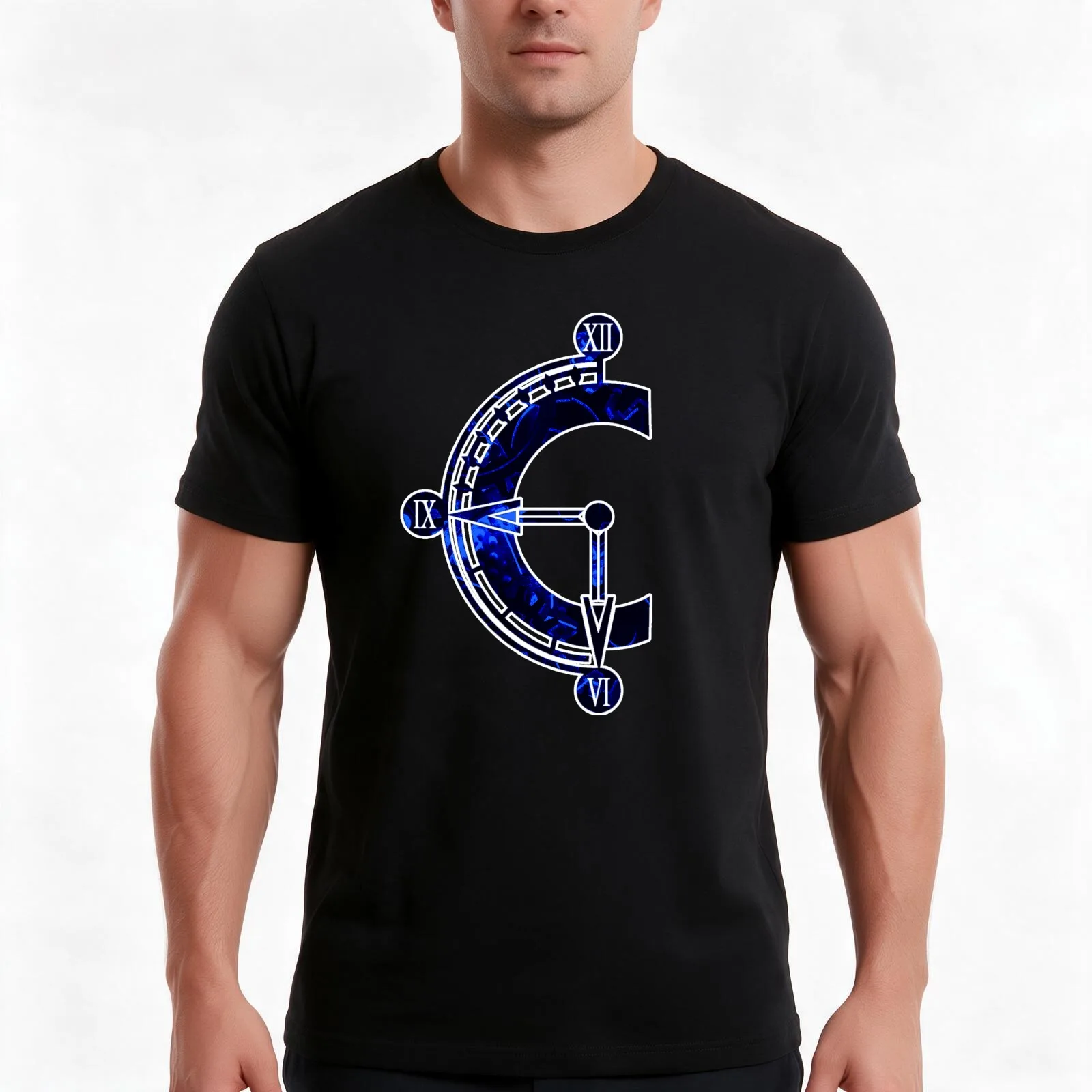 Chrono Cross logo T-Shirt, Summer Casual Cotton Tee, Oversized Streetwear Tops, Vintage Graphic Print, Loose Fit Short Sleeve