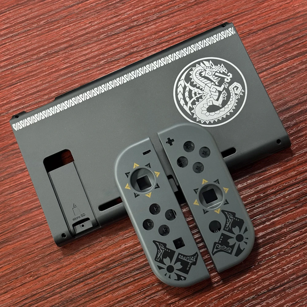 Joy-Con Limited Edition Replacement Shell for Nintendo Switch Housing Case DIY Front Back Shell for Monster Hunter XX Edition
