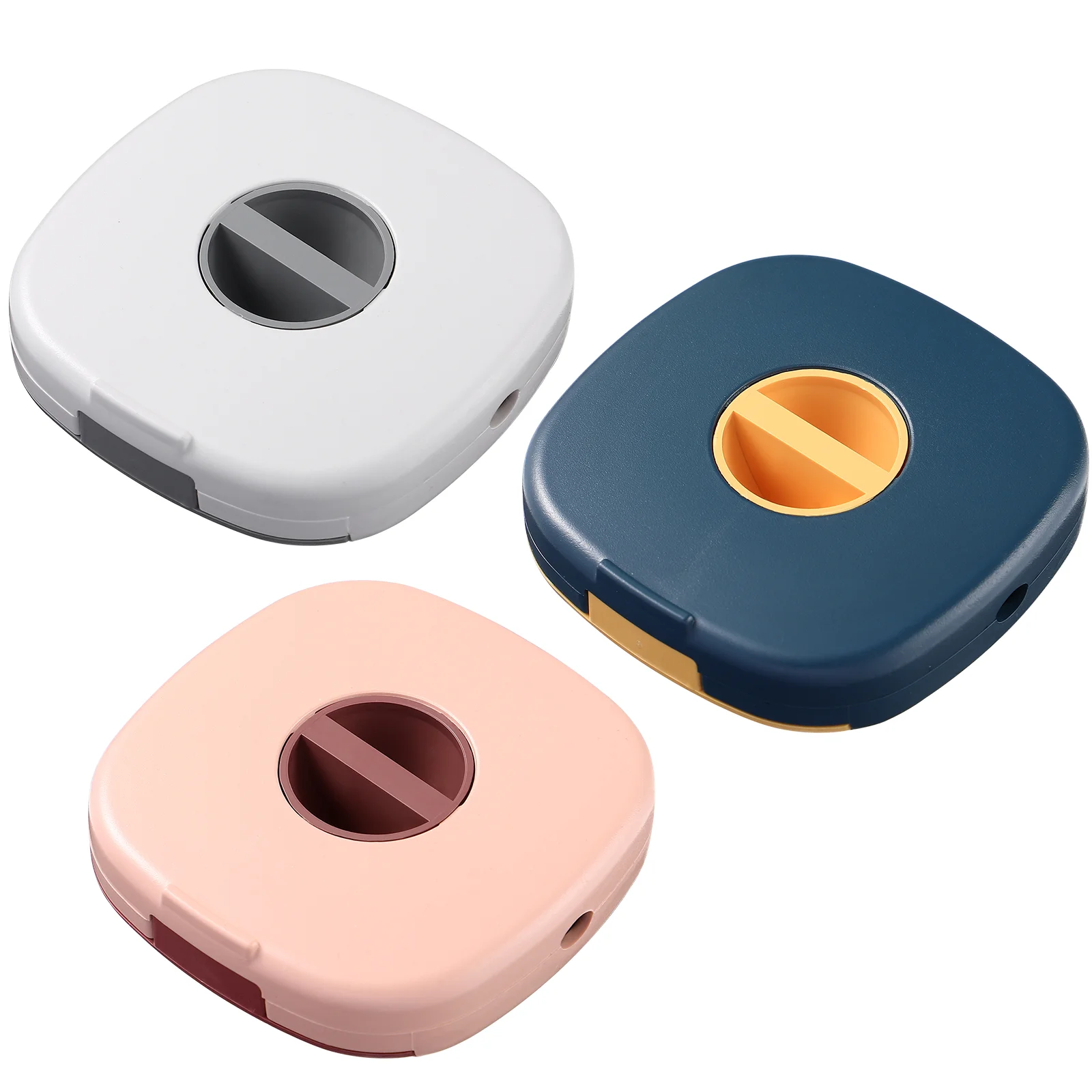 

3 Pcs Mobile Phone Holder Line Organizer Box Cellphone Stand Plug Abs Charging Earbud Case