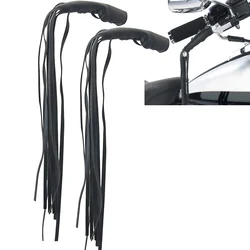 Motorcycle Hand Control Brake Levers Cover Fringe Long Tassels Protector Decoration For Harley Honda Bobber Custom Cafe Racer