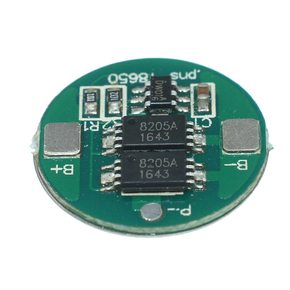 5PCS 1S 4A BMS 18650 Battery 4.2V Battery Protection Board With Dual CMOS Battery Protection Board Controllable Charge Discharge