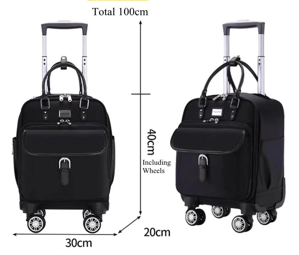 Women Softside Spinner Suitcase  Women Travel Spinner luggage Suitcase Rolling luggage Suitcase Travel Trolley Bag with wheels