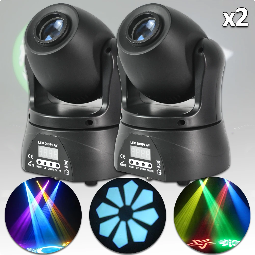 

2Pcs/lot 100W LED Moving Head Light Beam Stage Light Effect Projector DMX512 for DJ Disco KTV Party Wedding Holiday Bar Club