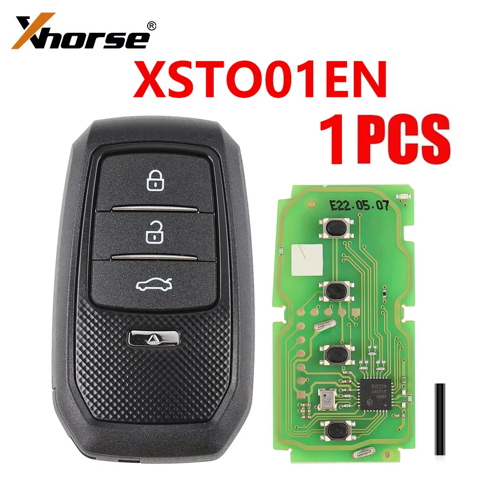 1pcs/lot XSTO01EN key Xhorse FENG.T Univeral TOY.T Smart Key for Toyota XM38 Support 4D 8A 4A All in One