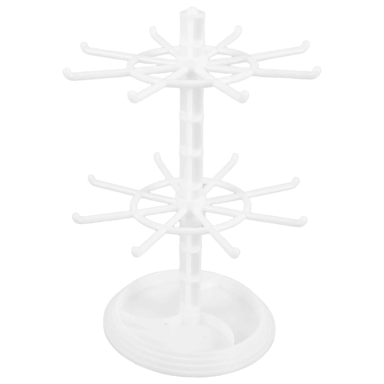 

Jewelry Display St Necklace ganizer 360 Degree Rotating Hooks Earring Holder Accessories Durable Plastic Material Easy