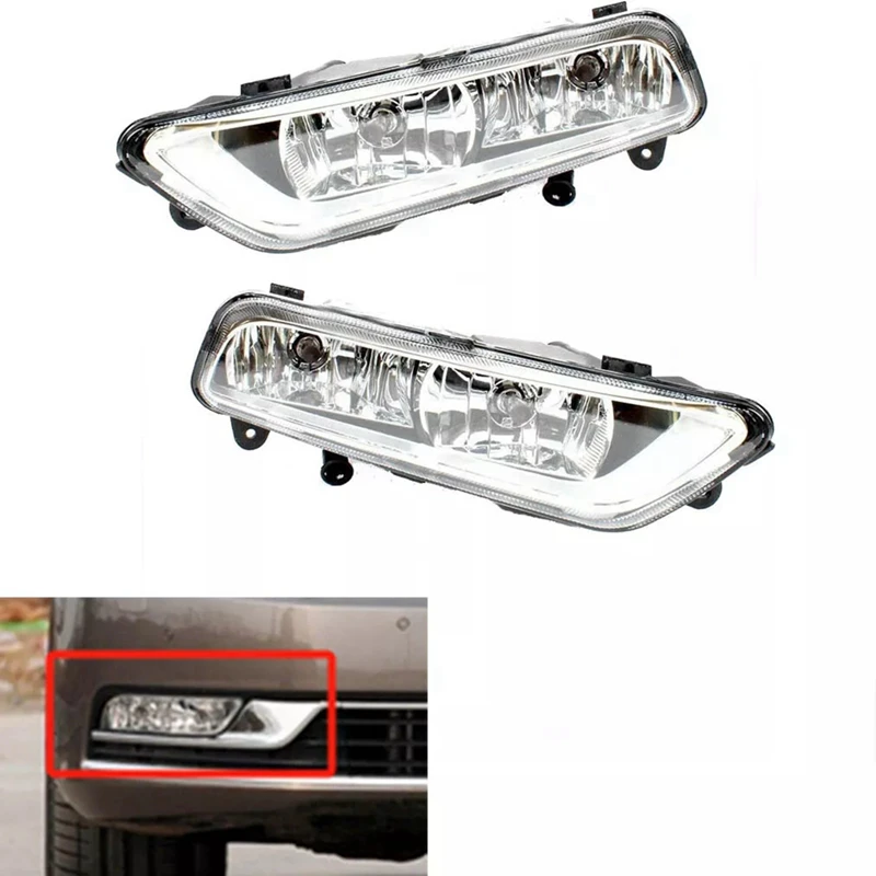 

For Volkswagen VW Passat B7 2011-2015 Front Bumper Fog Light Headlight Fog Lamp 3AA941661B 3AA941662B