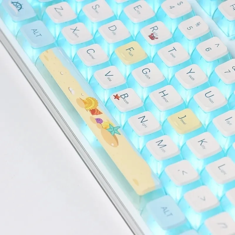 MAIMOOO Colorful Summer Fruits Keycap Pudding Keycap Set PBT ASA Keycaps for Gateron/Cherry Mx Switch DIY Machanical Keyboard