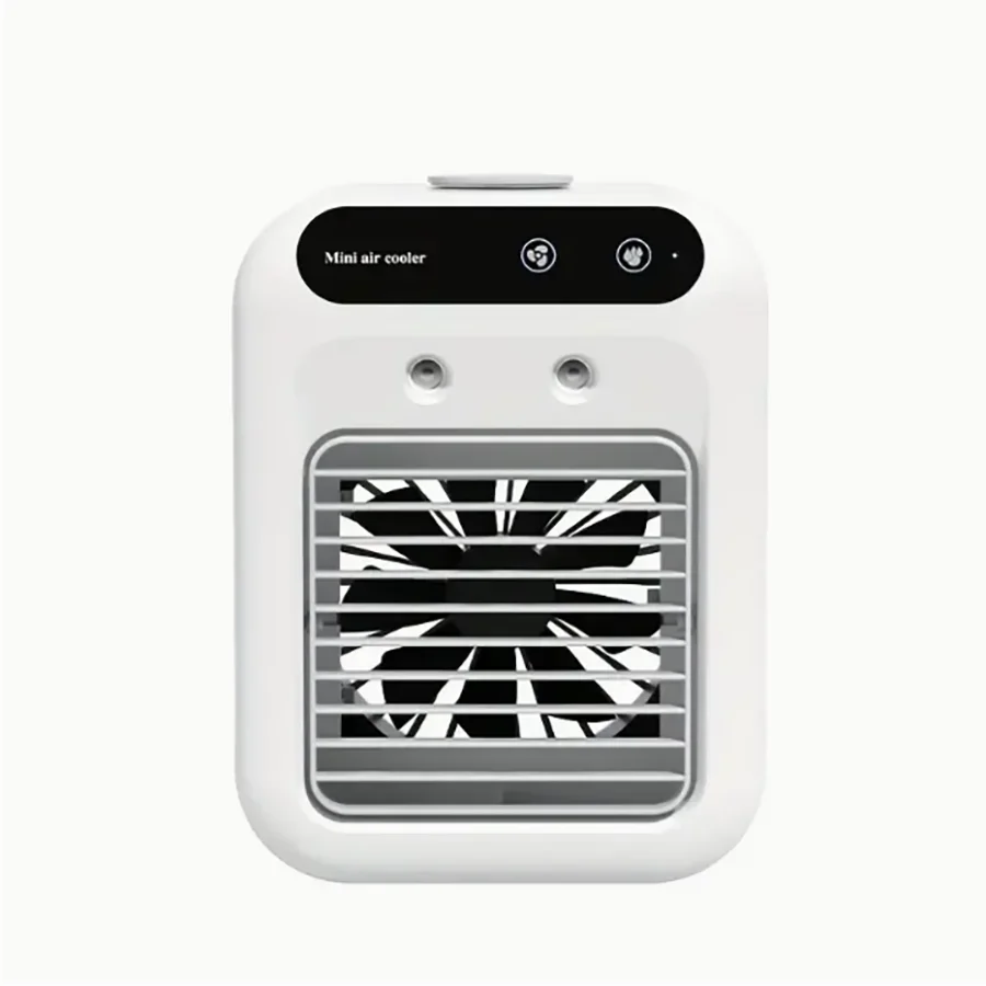 Mini Air Blower And Desktop Cooling Fan With Humidifying Spray_voghion.com