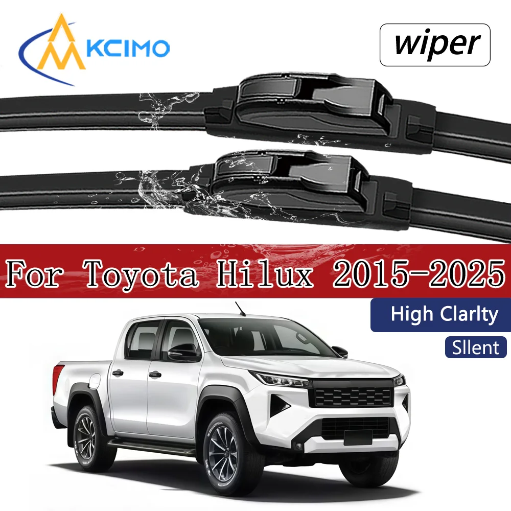Leise & Effiziente Scheibenwischer für Toyota Hilux AN110/AN120/AN130 2015-2025 Ganzjahres-Schutz Langlebige Wischerblätter