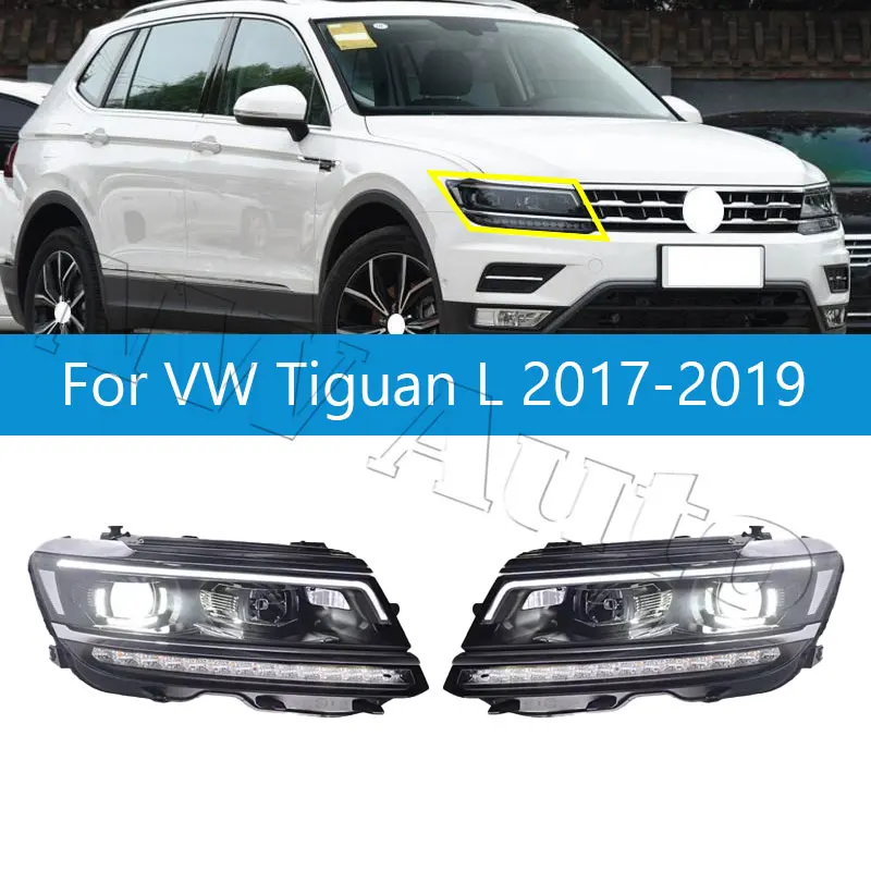 LED Head Light Head Lamp For VW Tiguan L 2017-2019 Headlight Headlamp Front Light Assembly