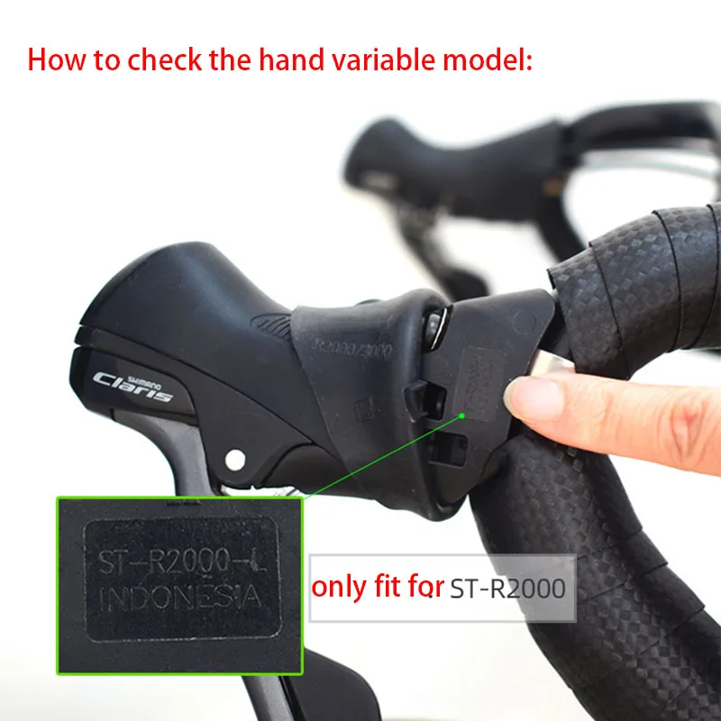 Cycling Gear Silicone Shifter Covers for Shimano R2000/3000/7000/8000 ST-R4700/5800/6800 Derailleurs