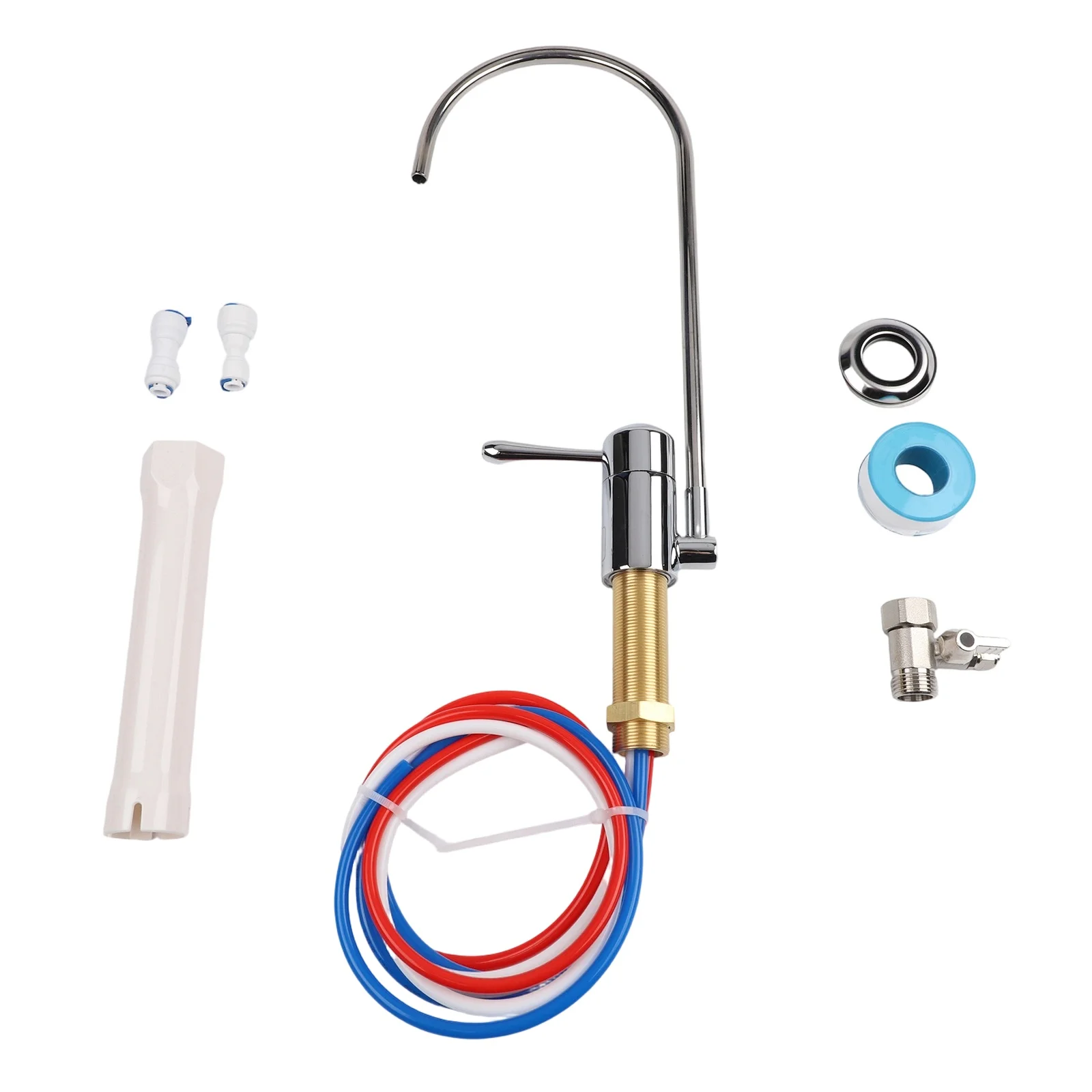 One Way Tap with 360 Swivel Motion for eSpring Water Filter Compatibility Stainless Steel Material for Safe Use