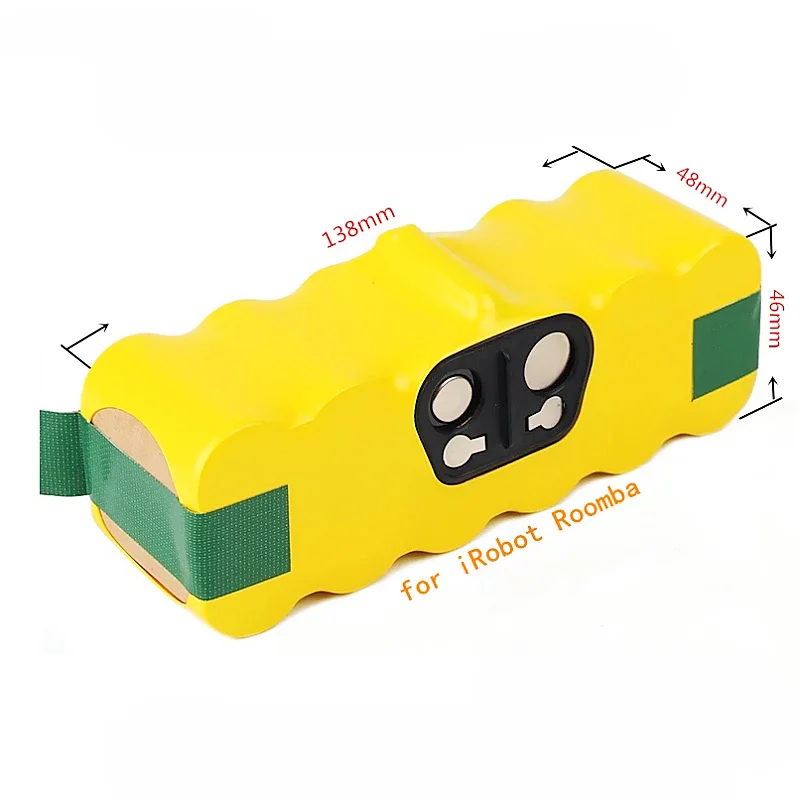 14.4V 12800mAh Replacement NI-Mh Battery for IRobot Roomba 500 600 700 800 Series Roomba 880 760 530 555 560 581 620 650