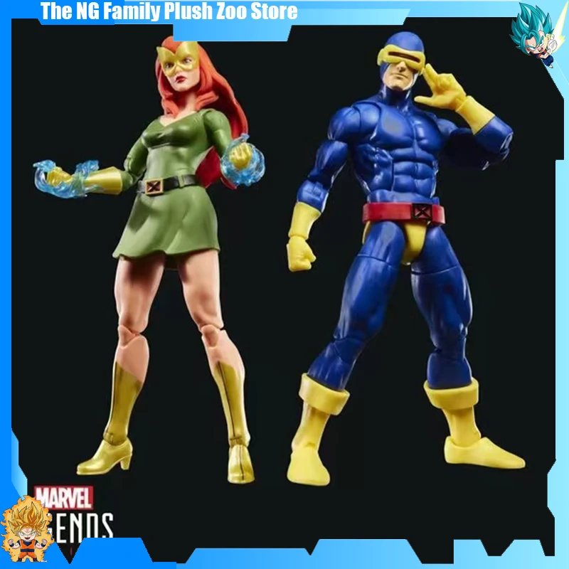 En Stock x-men Cyclops & Jean gris Anime modelo figura estatua figura de acción decoración de escritorio juguetes coleccionables regalo