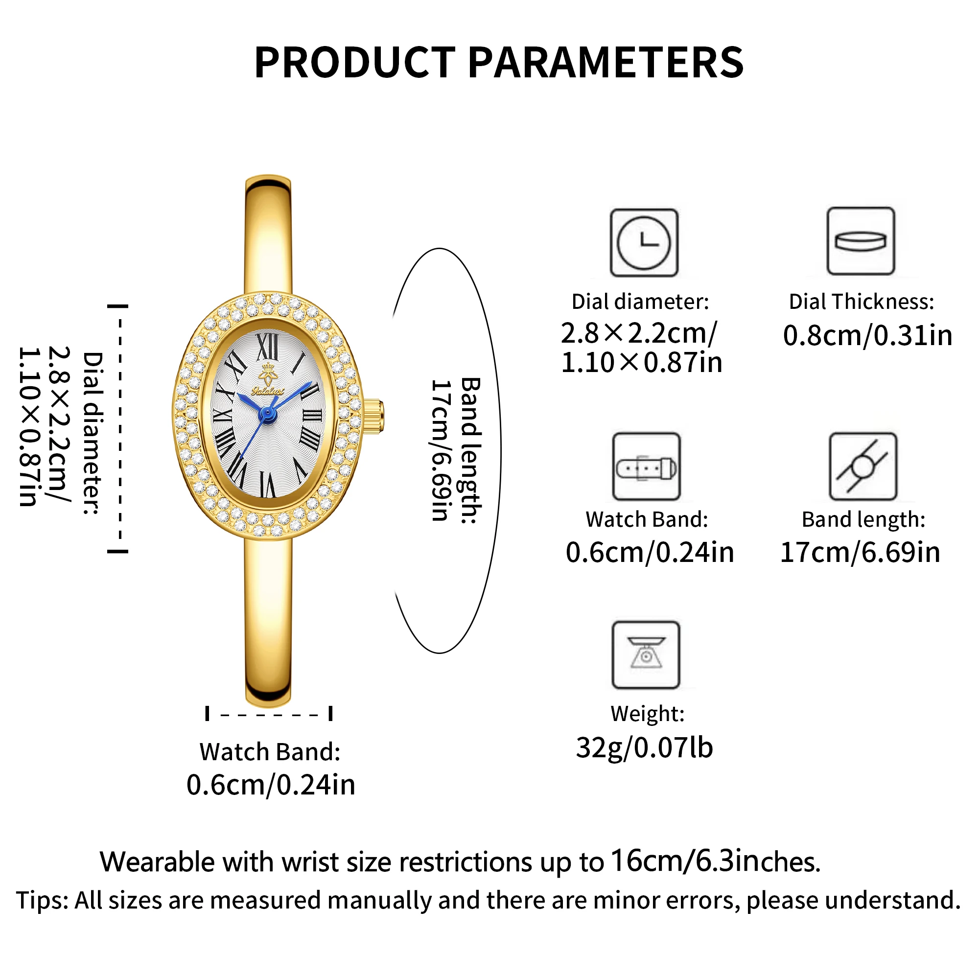 YaLaLuSi brand Luxury Sparkling Ladies Watch Gorgeous Rhinestone Bracelet Ladies Watch Fashionable Temperament Ladies Gift