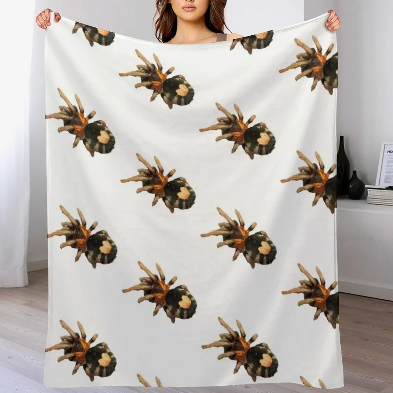 Cyriocosmus elegans Tarantula Throw Blanket blankets ands Thin Blankets