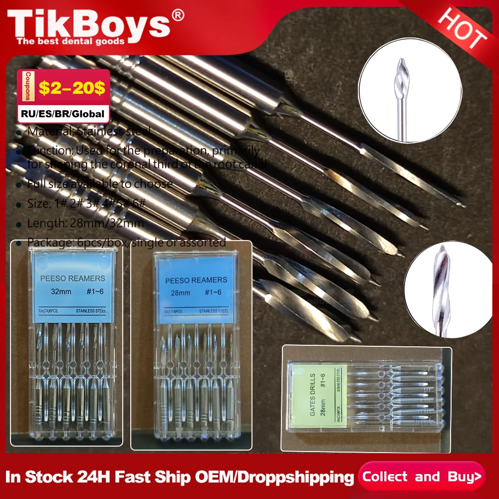 

1 упаковка (6 шт.) стоматологическая развертка Peeso, 28 мм, эндодонтические развертки, сверла, эндофайлы, использование двигателя, материалы для стоматолога, стоматолога