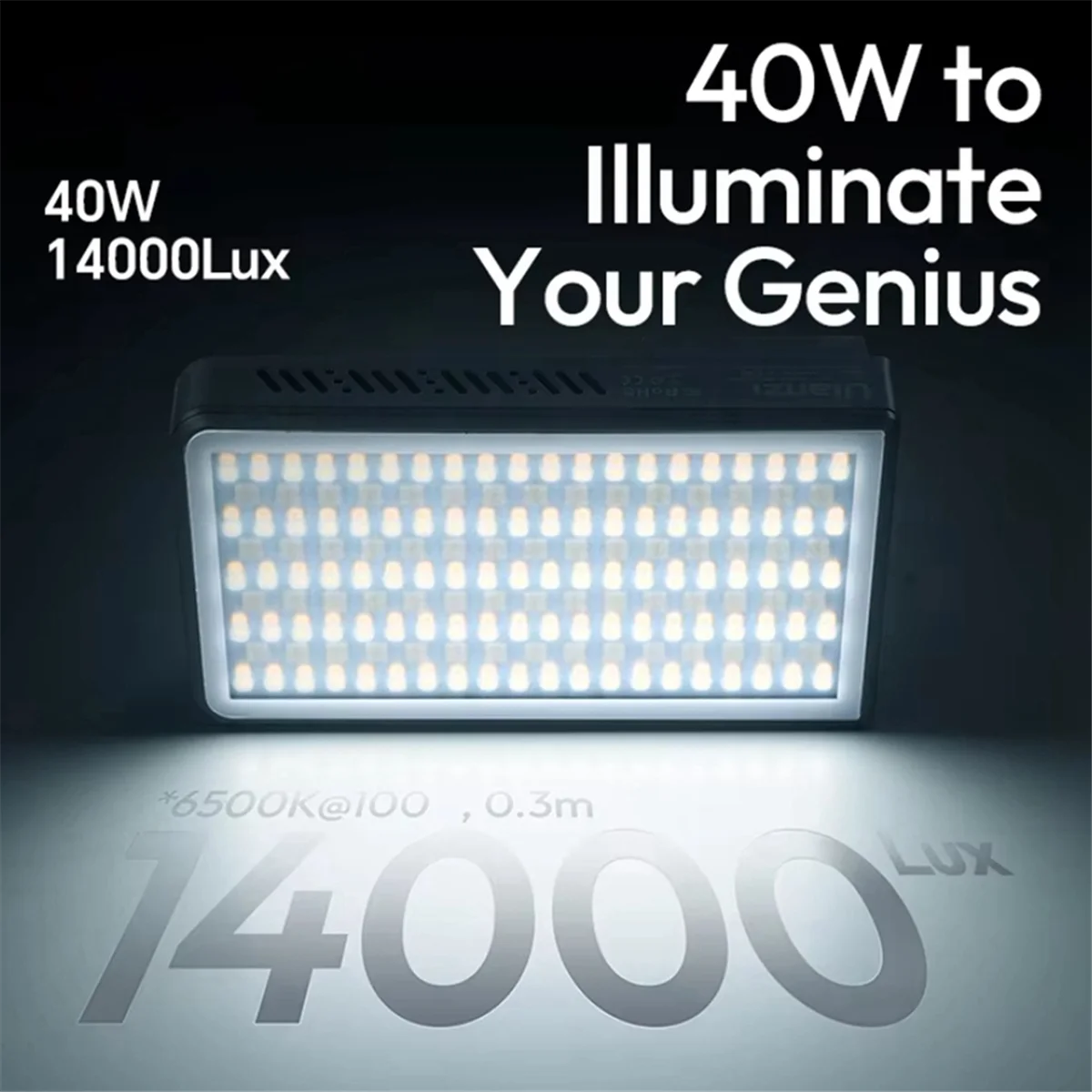 

AB01 P40 RGB 40 Вт Pro Video Light Портативный светодиодный светильник для фотостудии с охлаждающим вентилятором для видео в прямом эфире