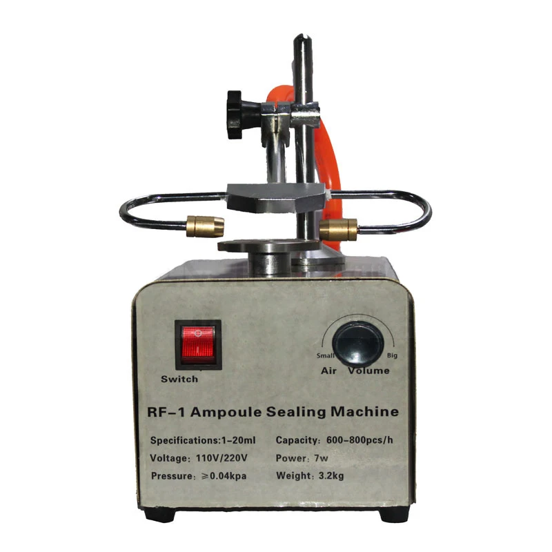 110V RF-1 Ampoule Melting Glass Tube Hot Welding Machine Laboratory Ampoule Sealing Machine Manual Ampoule Sealer Laboratory