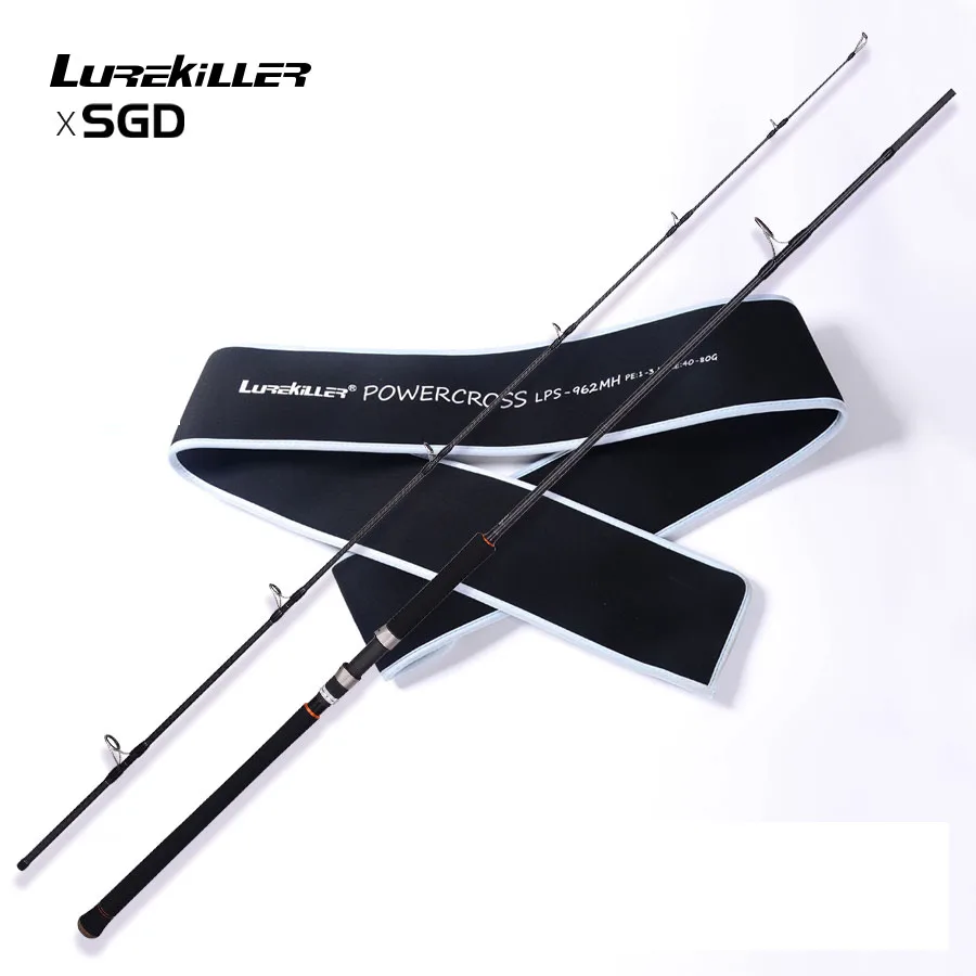 LUREKILLER POWERCROSS Slow Jigging Fishing Rod 2.88 m H Carbon Popping Rod Japan Fuji Accessory Casting Rod