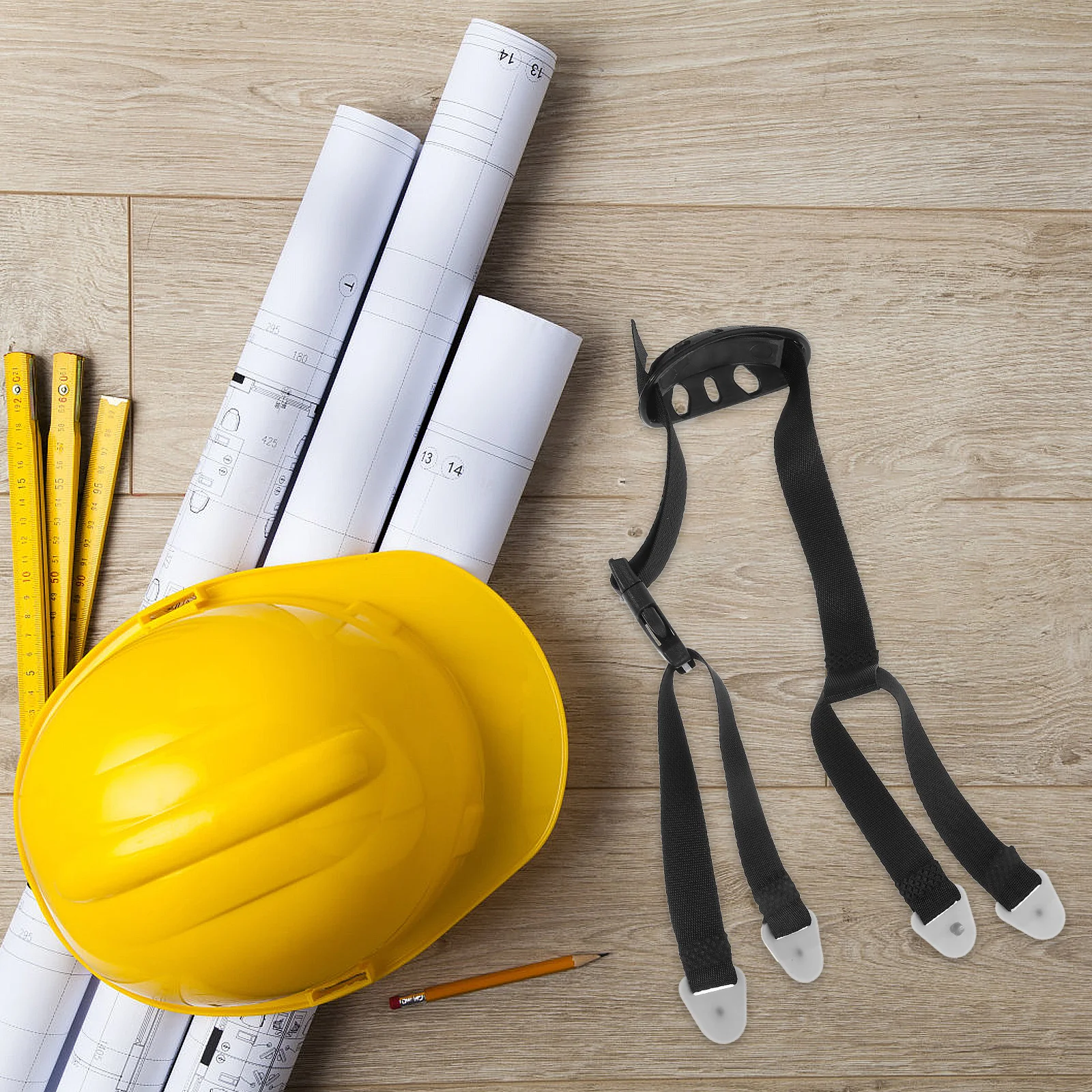 

Universal Hard Hat Chin Strap Adjustable Replacement Strap Skin-Friendly Comfortable Safety Chin Belt for Worksite