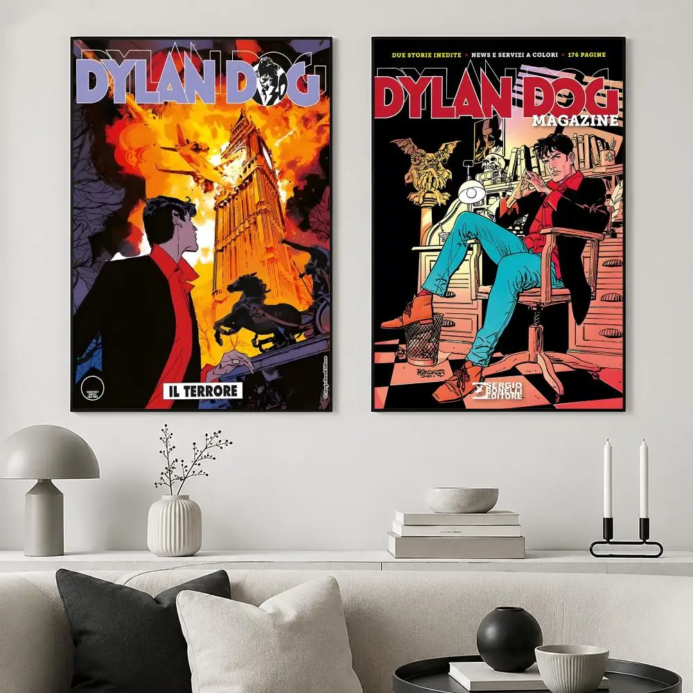 Anime D-Dylan D-Dog Poster Bedroom and living room posters, canvas paintings, wall art, home decoration