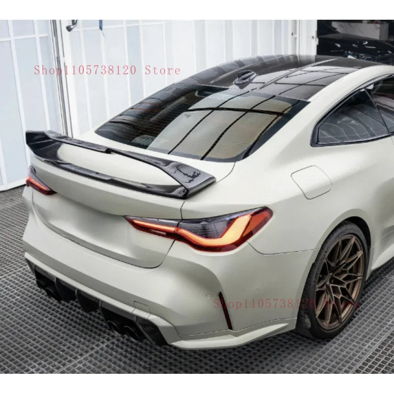 Factory Hot Selling New G0 G M4 AE DEN Dry Carbon Fiber Rear Trunk Wing M4 G0 G Spoiler Body Kits 3