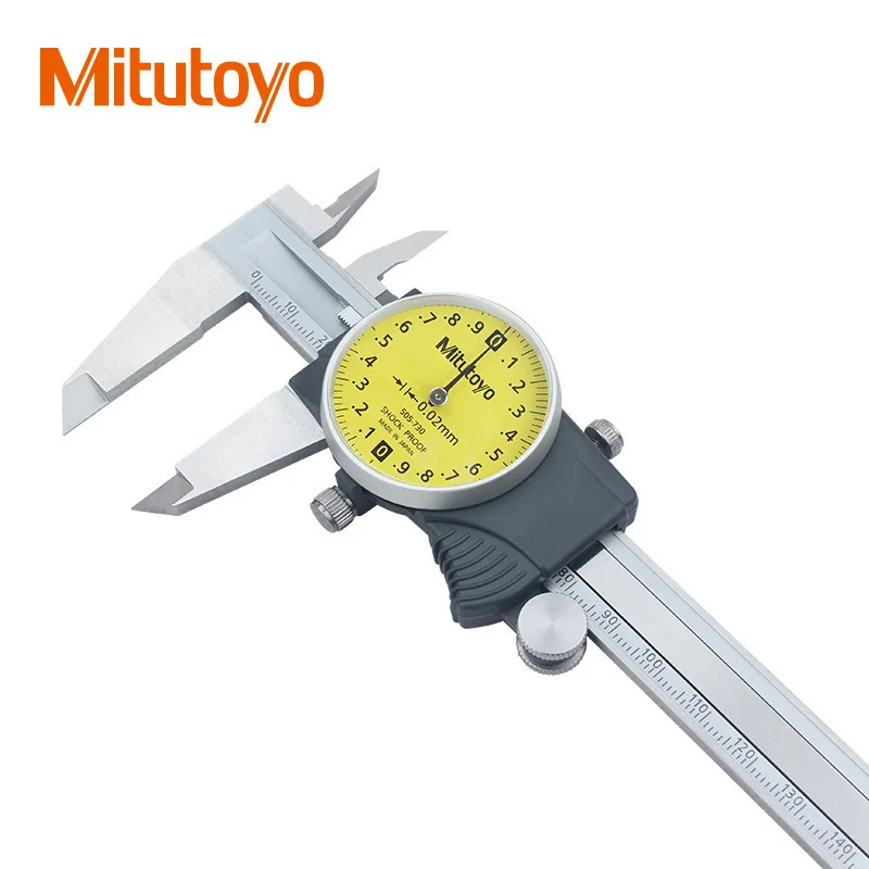 Mitutoyo 505-732 Dial Caliper 0-150mm 0.01 Stainless Steel Vernier Calipers Micrometer Measuring Tools Mesure Instrument