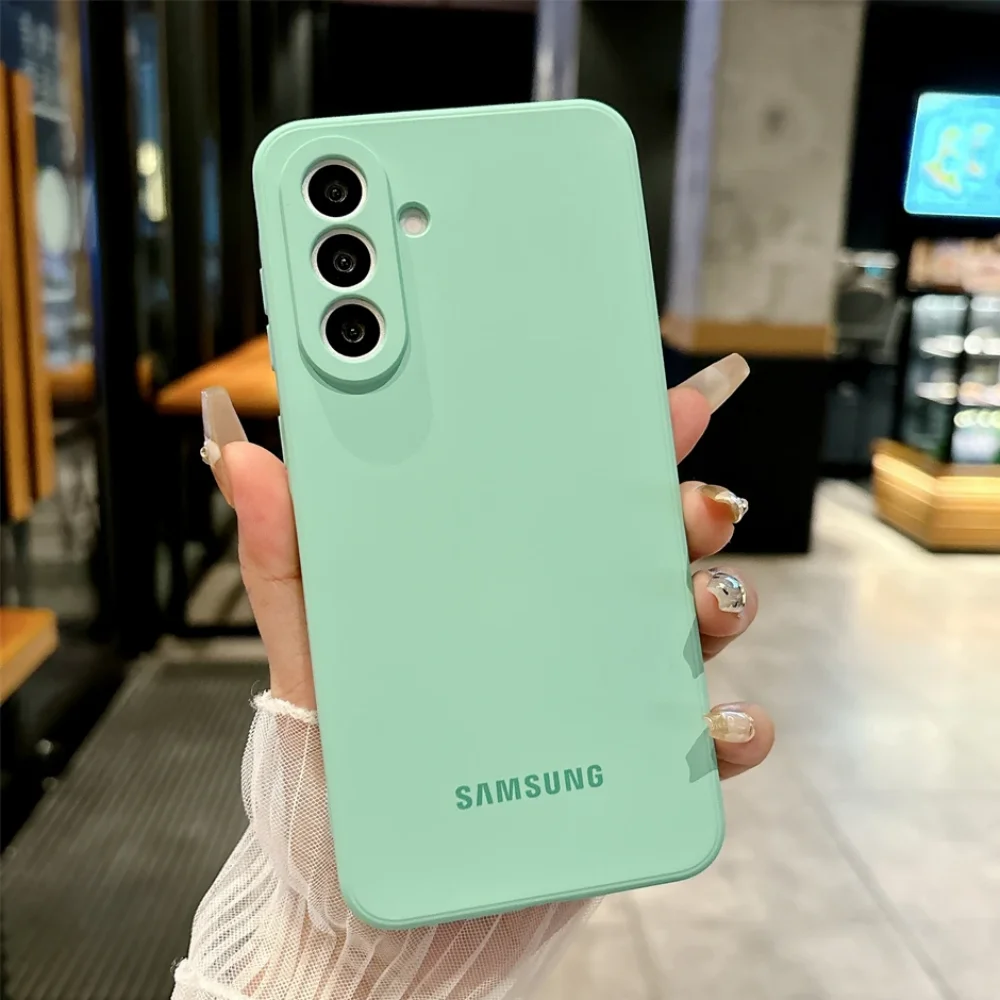 Für Samsung Galaxy A16 5G Hülle TPU Stoßfeste Flüssig-Silikon Handyhülle für S26 S25 Ultra FE A56 A36 A26 A35 5G Schutzhülle