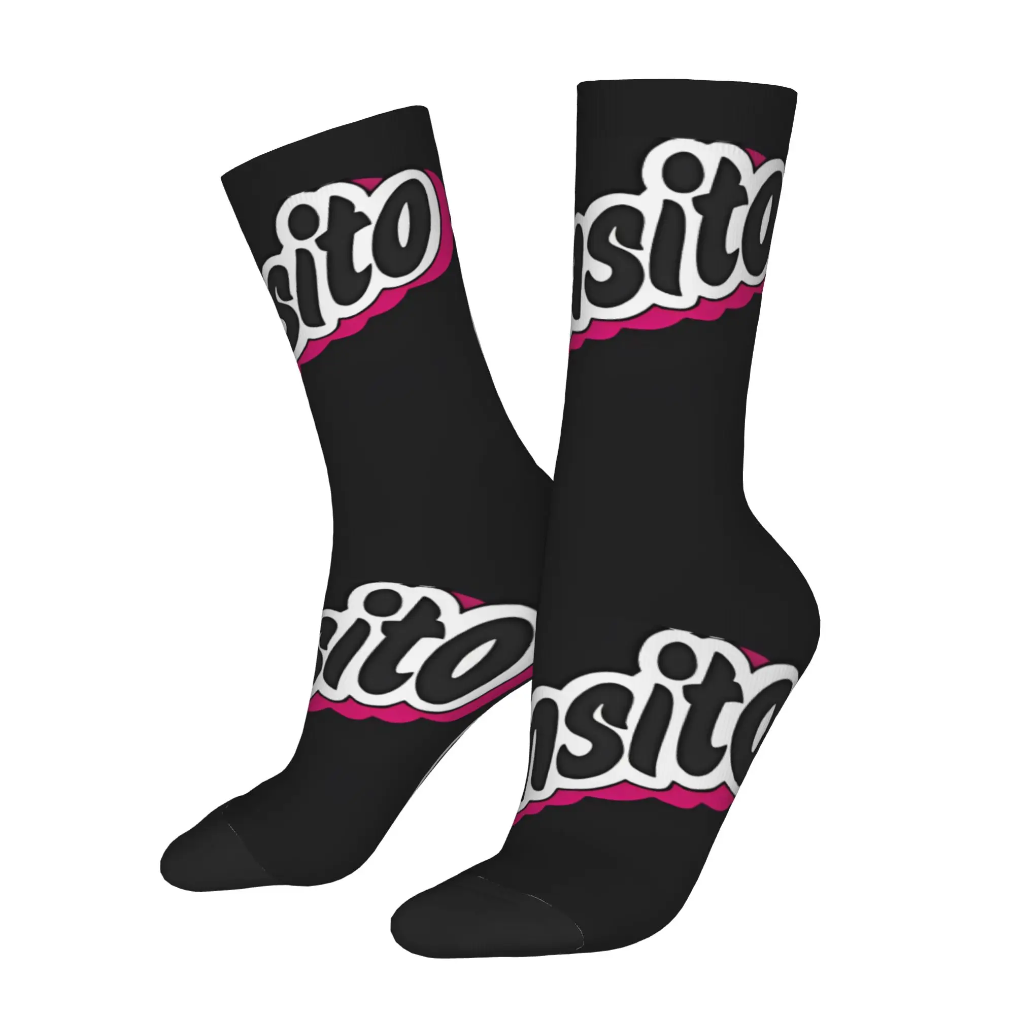 1 par de calcetines divertidos Gansito Chocolatey Snack Hip Hop con patrón sin costuras, calcetines estampados para hombre, calcetines novedosos para hombre