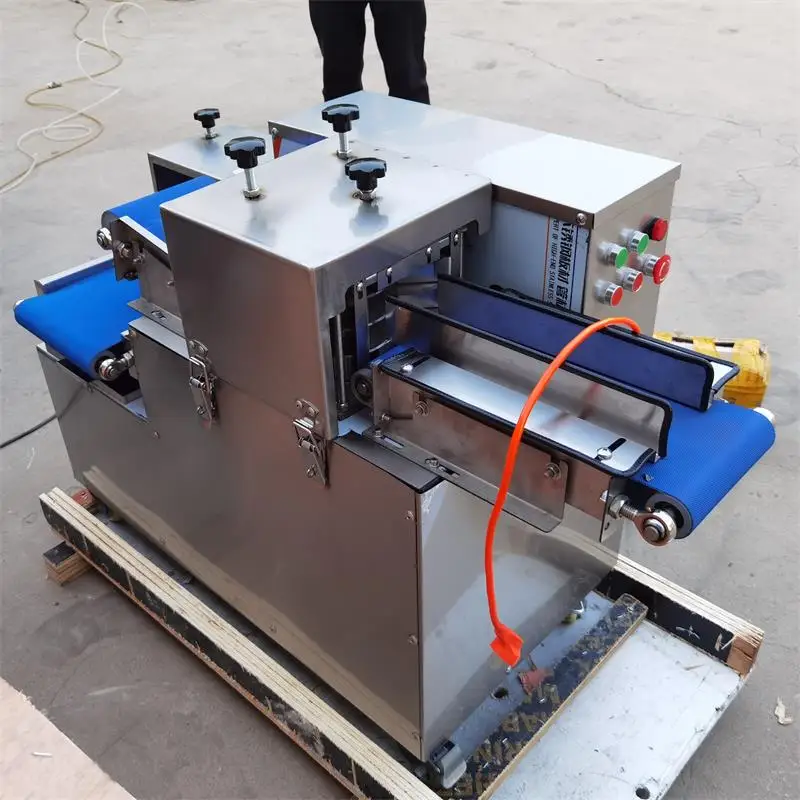 

Automatic Three-Dimensional Boneless Chicken Fish and Meat Dicing Machine Fresh Strip Cube Cutting Equipment-New Condition