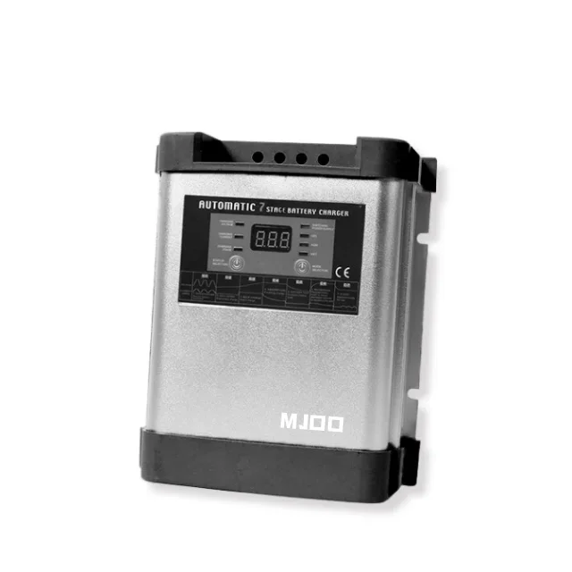 MJOO12V Smart Automatic Battery Charger 10-50a For Lithium/LiFePO4/GEL/SLA/AGM/WET With LCD Display Supports Dual Output