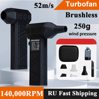 Turbo jet fan Violent Fan Powerful Air Blower 180W High Power Duct Fan Mini Turbo Jet Fan 140000 RPM Strong Winds Turbo Fan