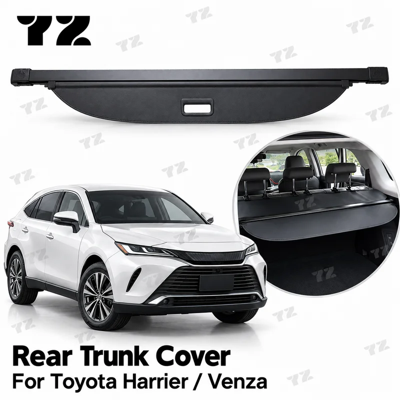 For BEVO For Toyota Harrier Venza Rear Trunk Cover Partition Curtain Retractable Trunk Security Shield Privacy Shade Accessories