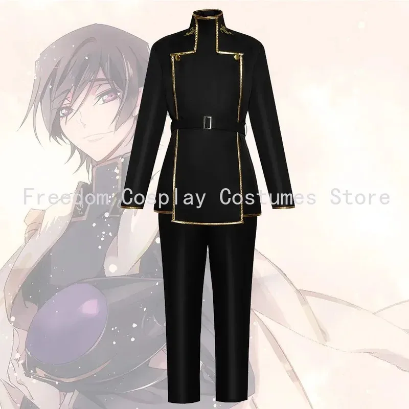 ★ أزياء Bear's Home A Code Lelouch التأثيرية Geass vi Britannia Oufit ملابس الأمير الأسود زي الهالوين الكلاسيكي Ani *RR*9X*