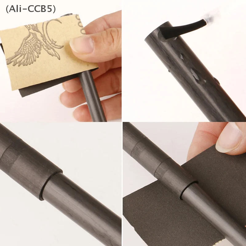 〔CC88〕Fishing Rod Conversion Repair Diy High Strength Solid Carbon Fiber Rod for Lure Rod Length 10cm