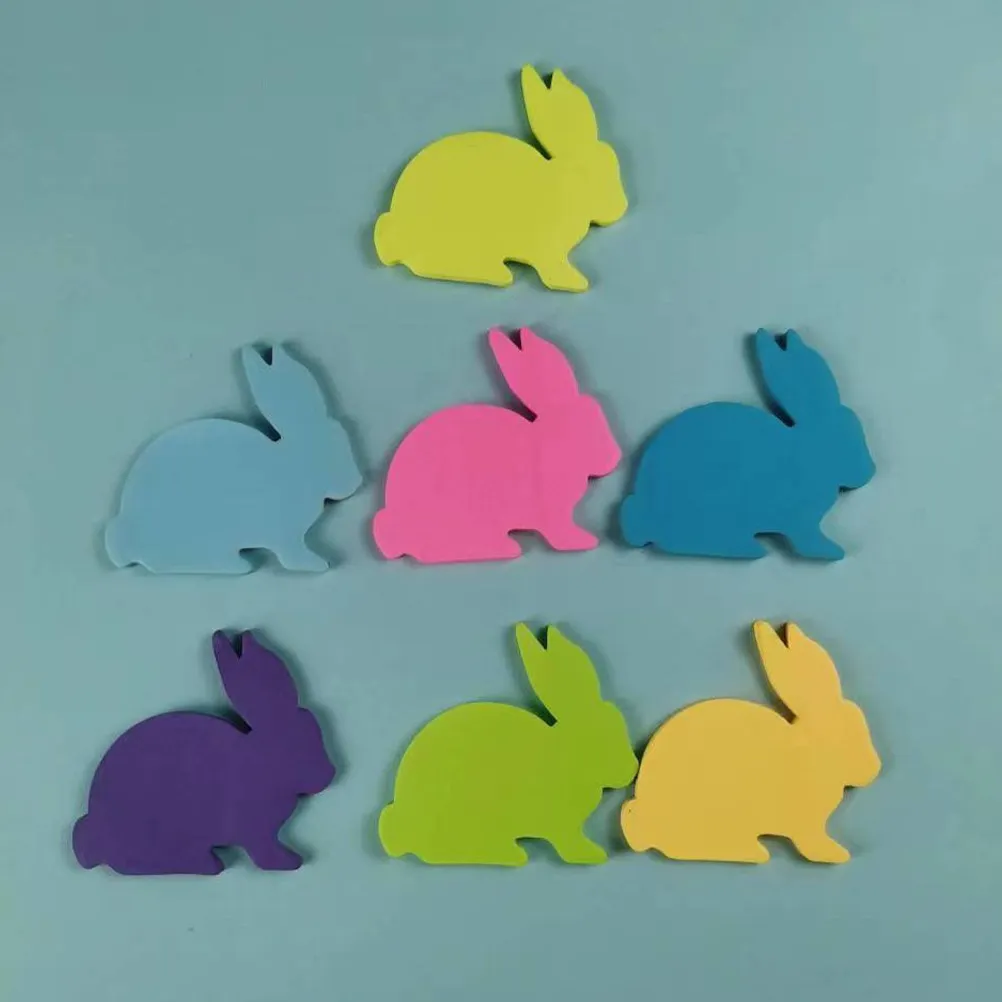 7 Books Easter Bunny Cute Animal Notepad Spring Holiday Memo Pads Easter Party Favors Classroom Supplies