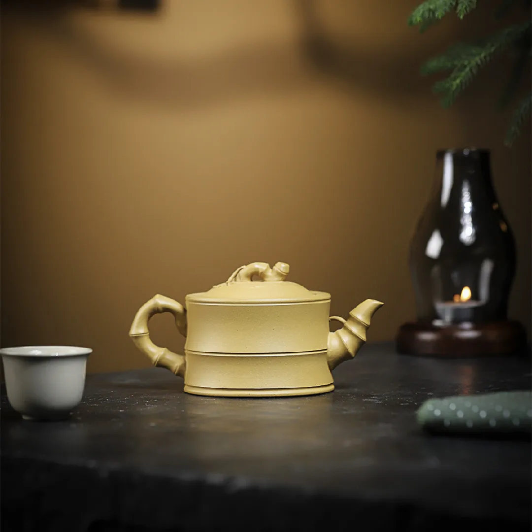 High Quality Yixing Purple Clay Teapot Ore Beige Handmade Device Origin