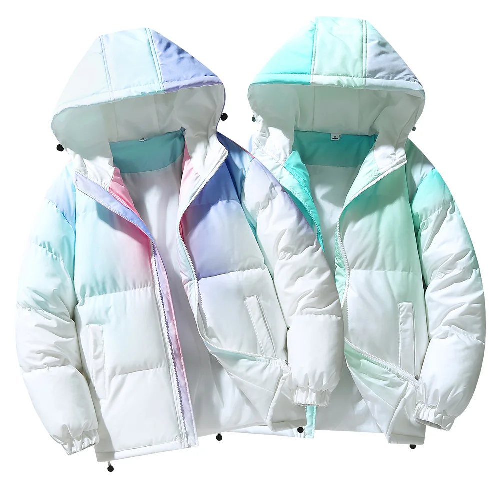 

In 2025, men's thick cotton jackets with hoods, high-quality winter casual windproof wool coats, Chinese brand streetwear