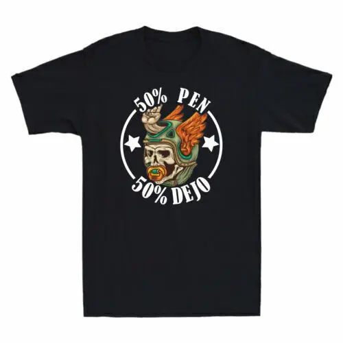 Skull 50 Percent Pen - 50 Percent Dejo Funny Greaser Vintage Shirt T-Shirt