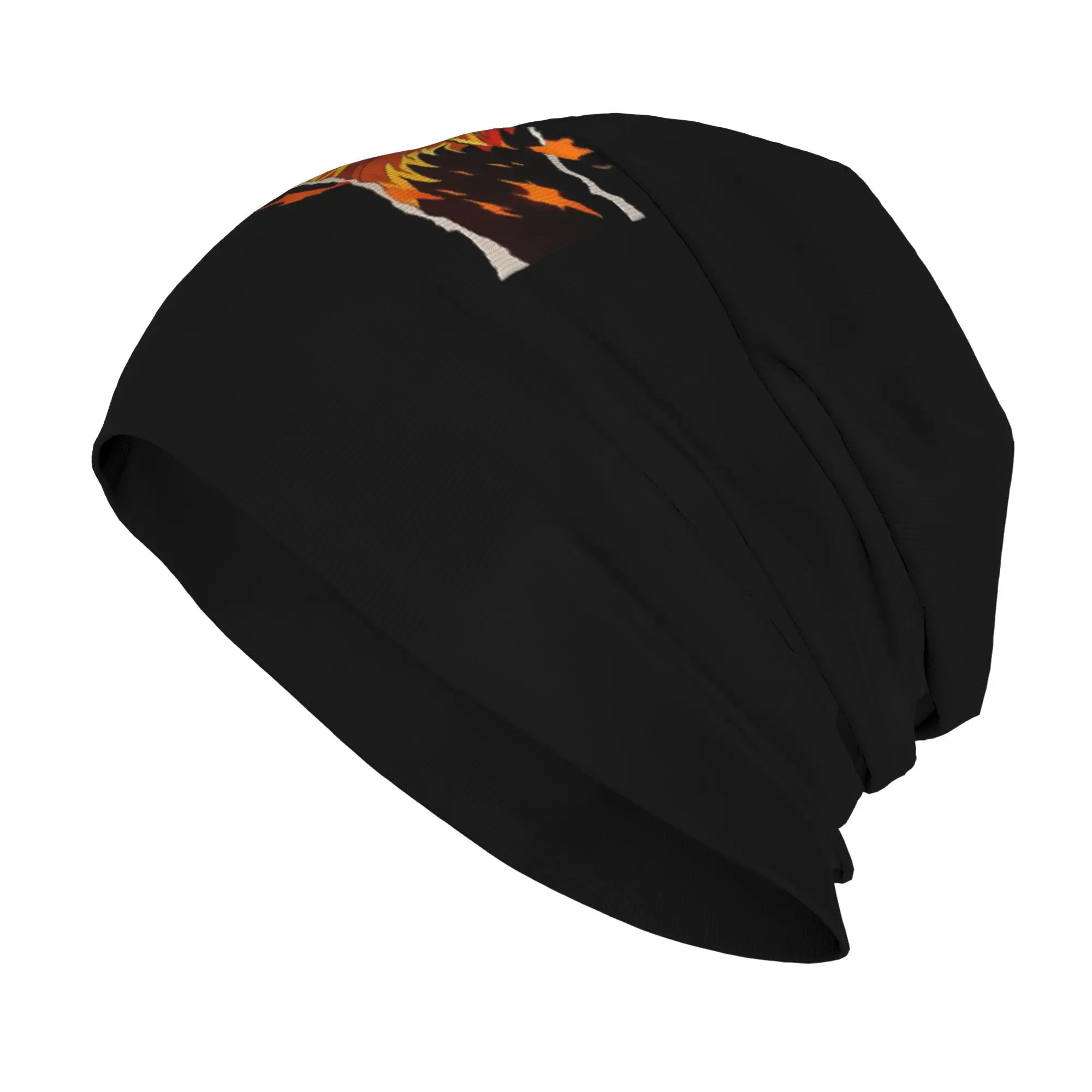 1 Piece D-DemonS Slayer Autumn Spring Hats Eyes Thin Hat Bonnet Hipster Skullies Caps Men Women's Earmuffs