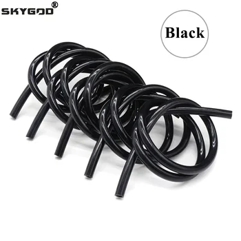 1/5/10M 식품 블랙 실리콘 고무 호스 ID 0.5 1 2 3 4 5 6 7 8 9 10 12 14 16 18 20 25 32mm 유연한 무독성 실리콘 튜브