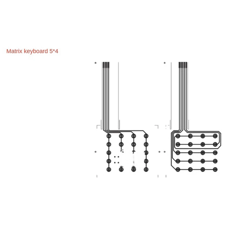 10 PCS 4X5 Key Membrane Switch Keyboard 20 Keyboard Membrane Switch Diy Kit Brand New Best Performance