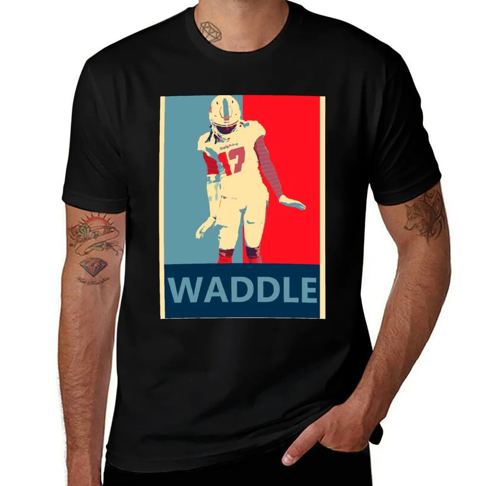 

Jaylen Waddle - The Waddle Dance T-Shirt mens graphic t shirts t shirts with prints T-Shirt